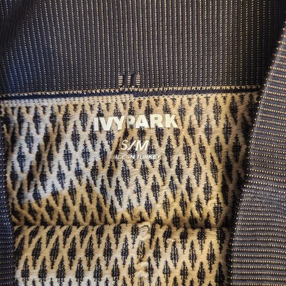 Ivy Park Faux Fishnet Seamless Leggings Black Bude - Picture 6 of 6